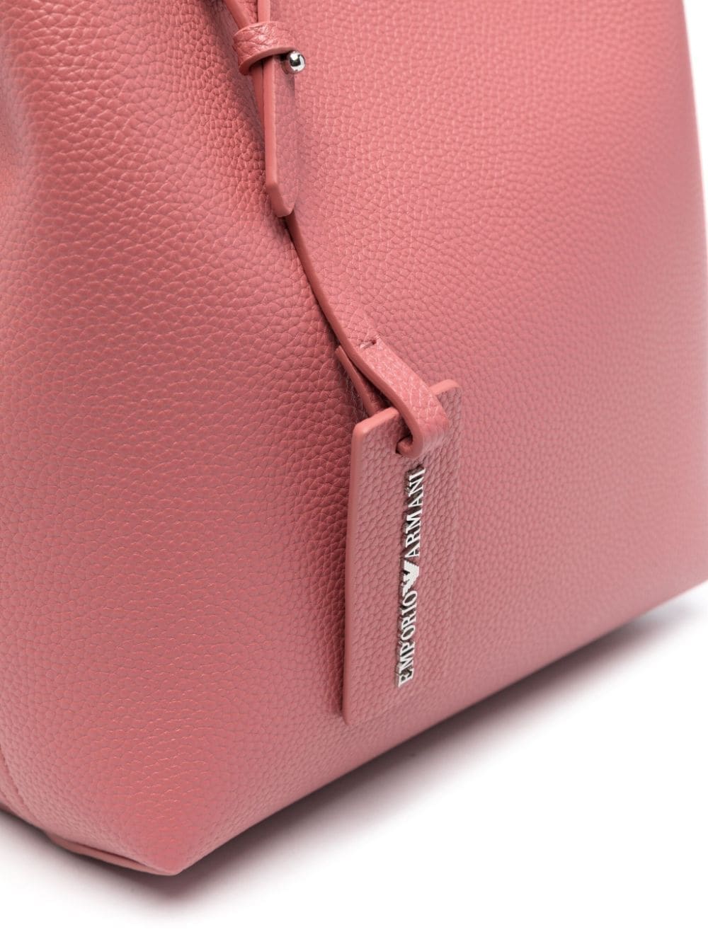 Emporio Armani logo-strap faux-leather bag - Image 4