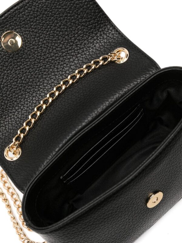Love Moschino logo-lettering grained crossbody bag - Image 5