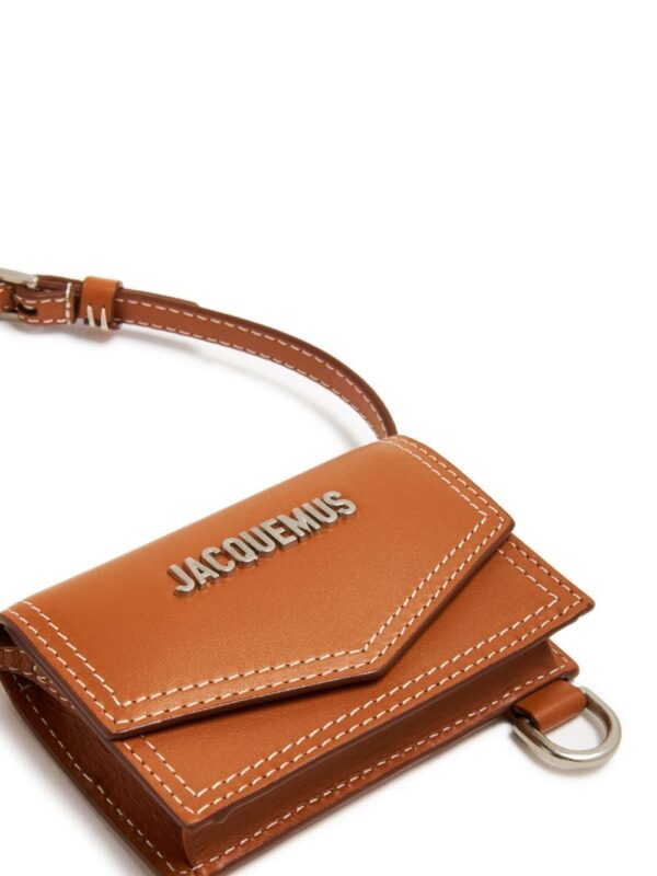 Jacquemus Le Porte Azur leather clutch bag - Image 3