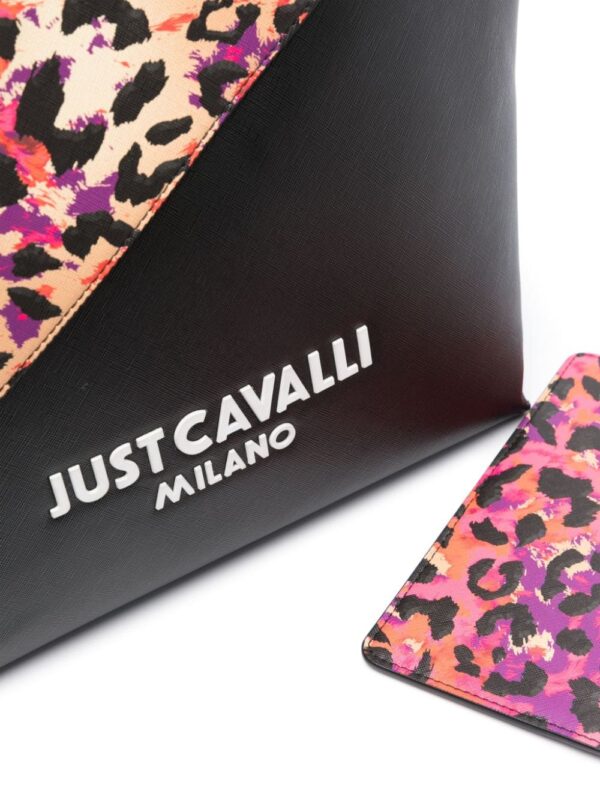 Just Cavalli colourblock panelled tote bag - Image 4