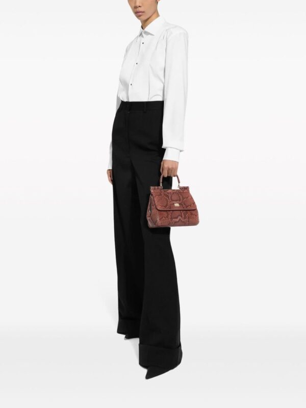 Dolce & Gabbana Sicily snakeskin-effect top-handle bag - Image 2
