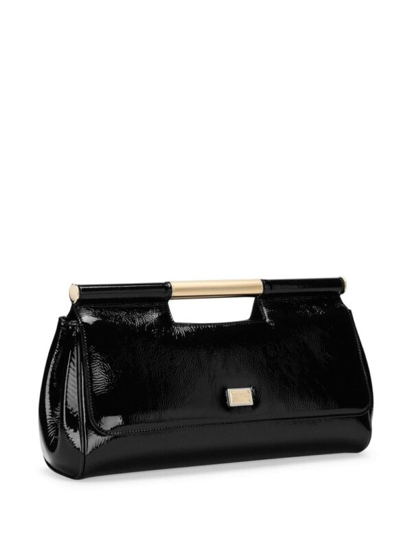Dolce & Gabbana patent-leather clutch bag - Image 4