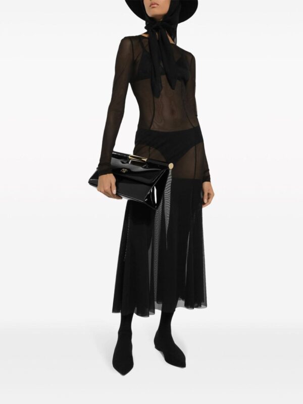 Dolce & Gabbana patent-leather clutch bag - Image 2