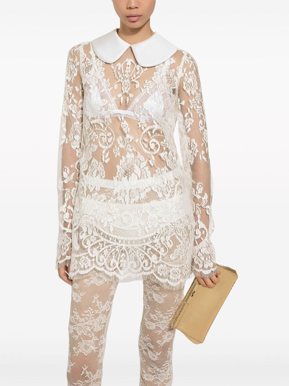 Dolce & Gabbana snakeskin-effect clutch bag - Image 2