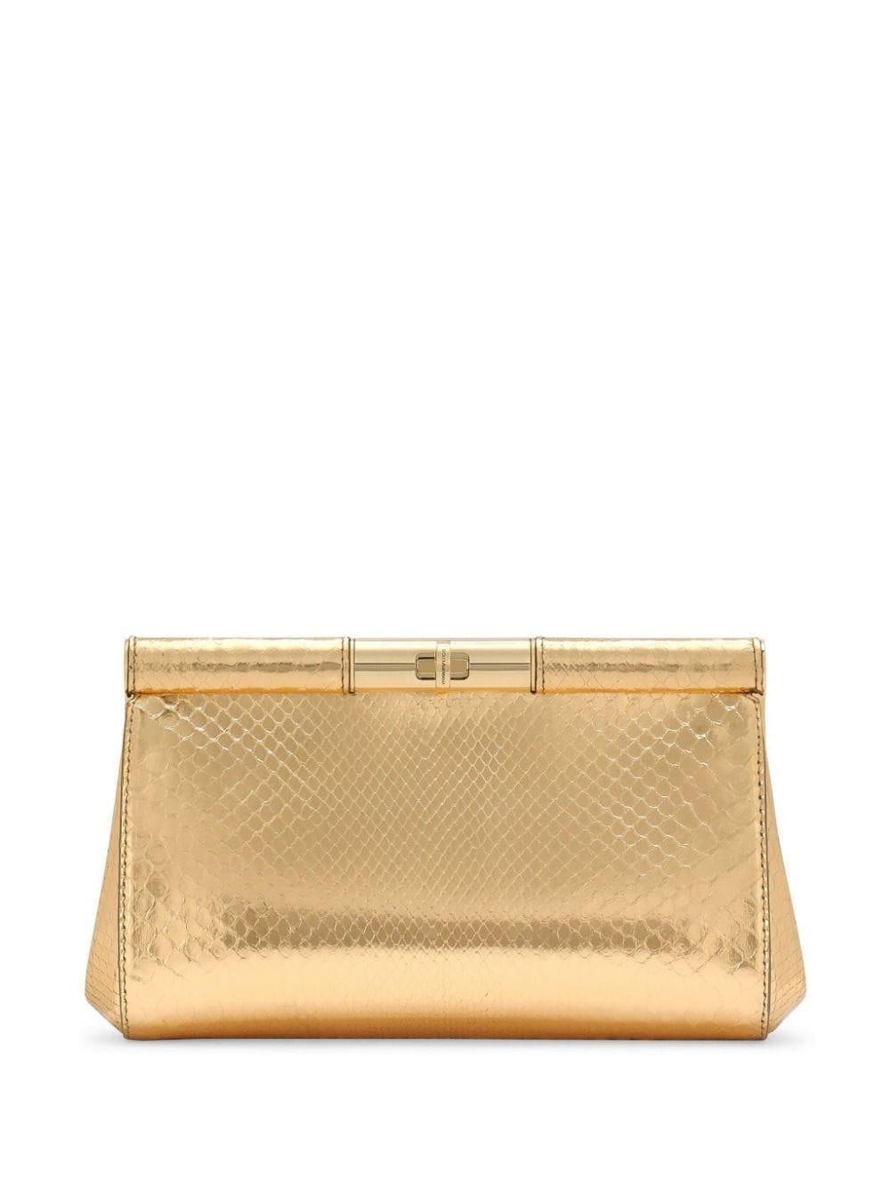 Dolce & Gabbana snakeskin-effect clutch bag