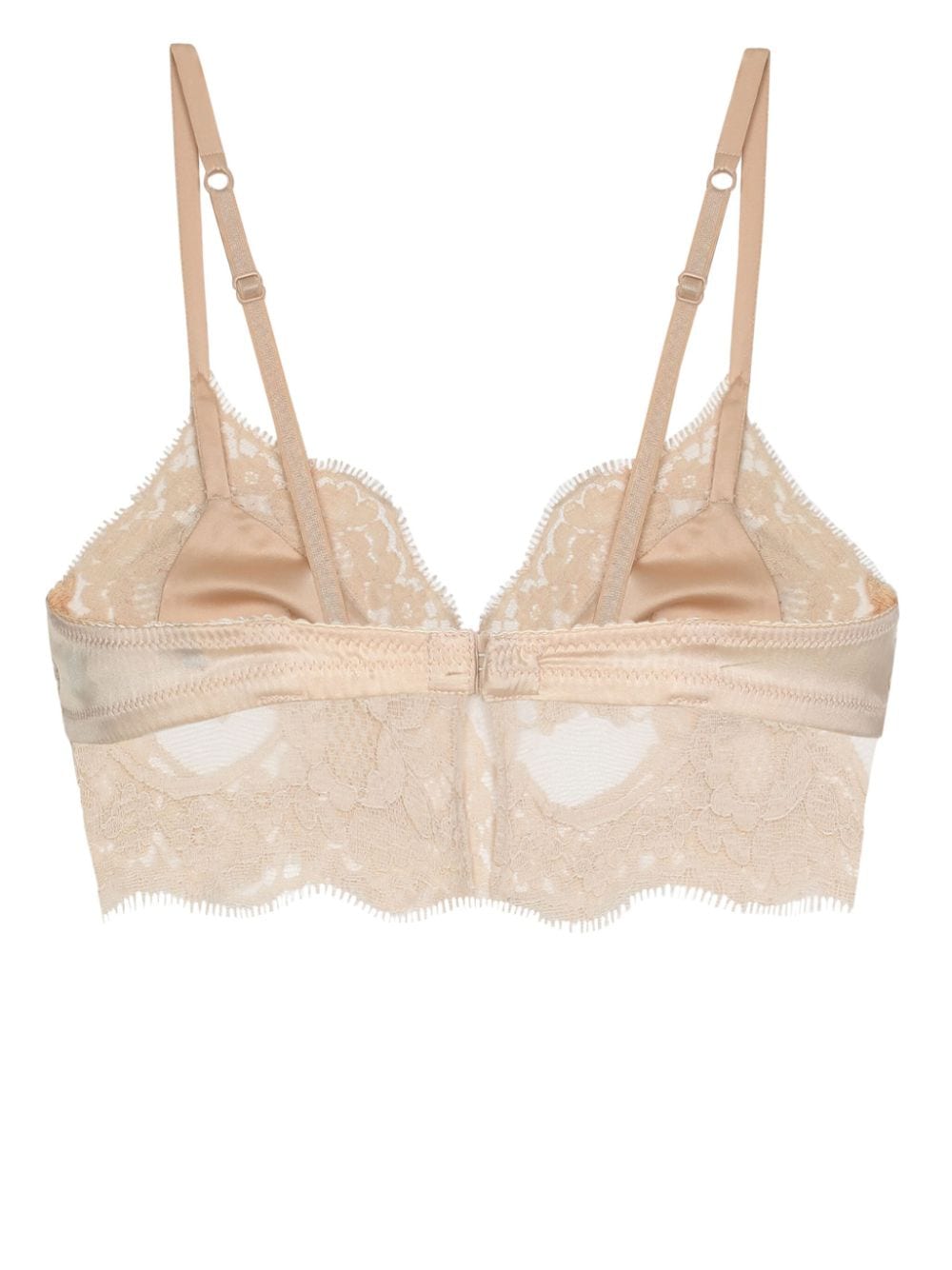 Dolce & Gabbana lace-trim satin bralette - Image 2