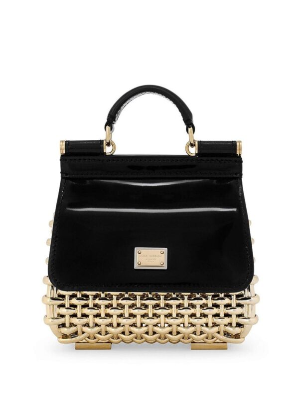 Dolce & Gabbana Sicily cage top-handle bag