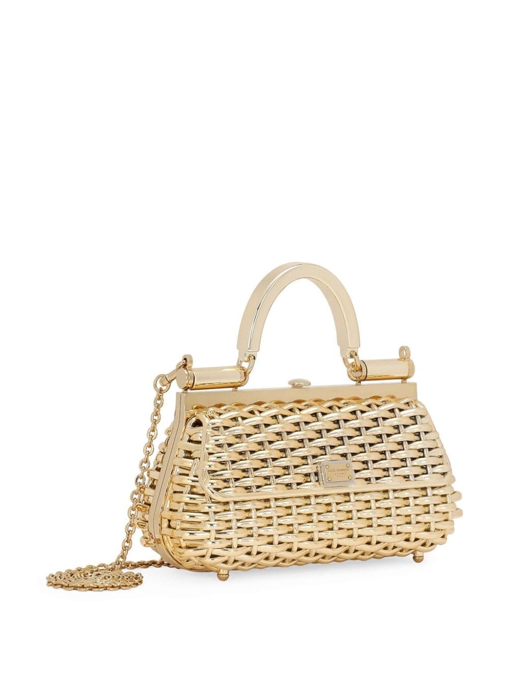 Dolce & Gabbana Sicily interwoven mini bag - Image 4
