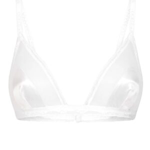 Dolce & Gabbana lace-trimmed triangle bra