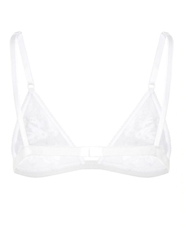 Dolce & Gabbana  floral-motif triangle bra - Image 2
