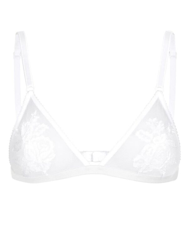 Dolce & Gabbana  floral-motif triangle bra