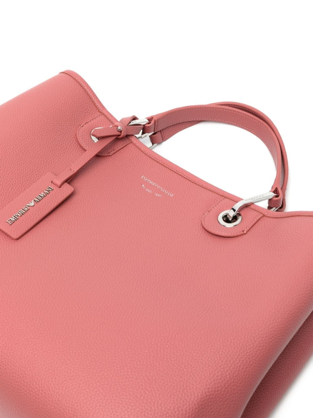 Emporio Armani logo-strap faux-leather bag - Image 4