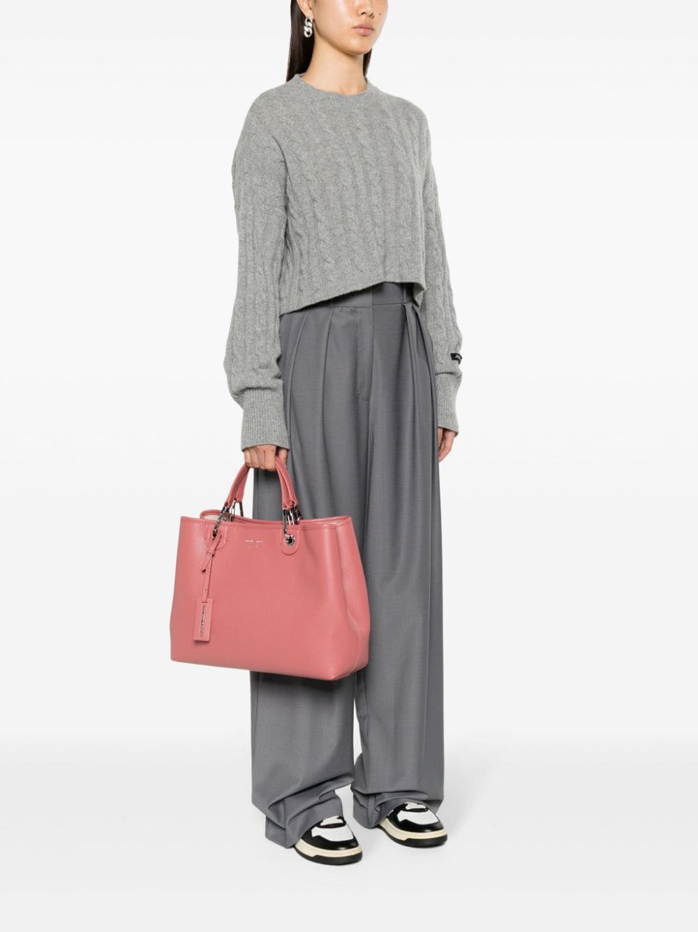 Emporio Armani logo-strap faux-leather bag - Image 2