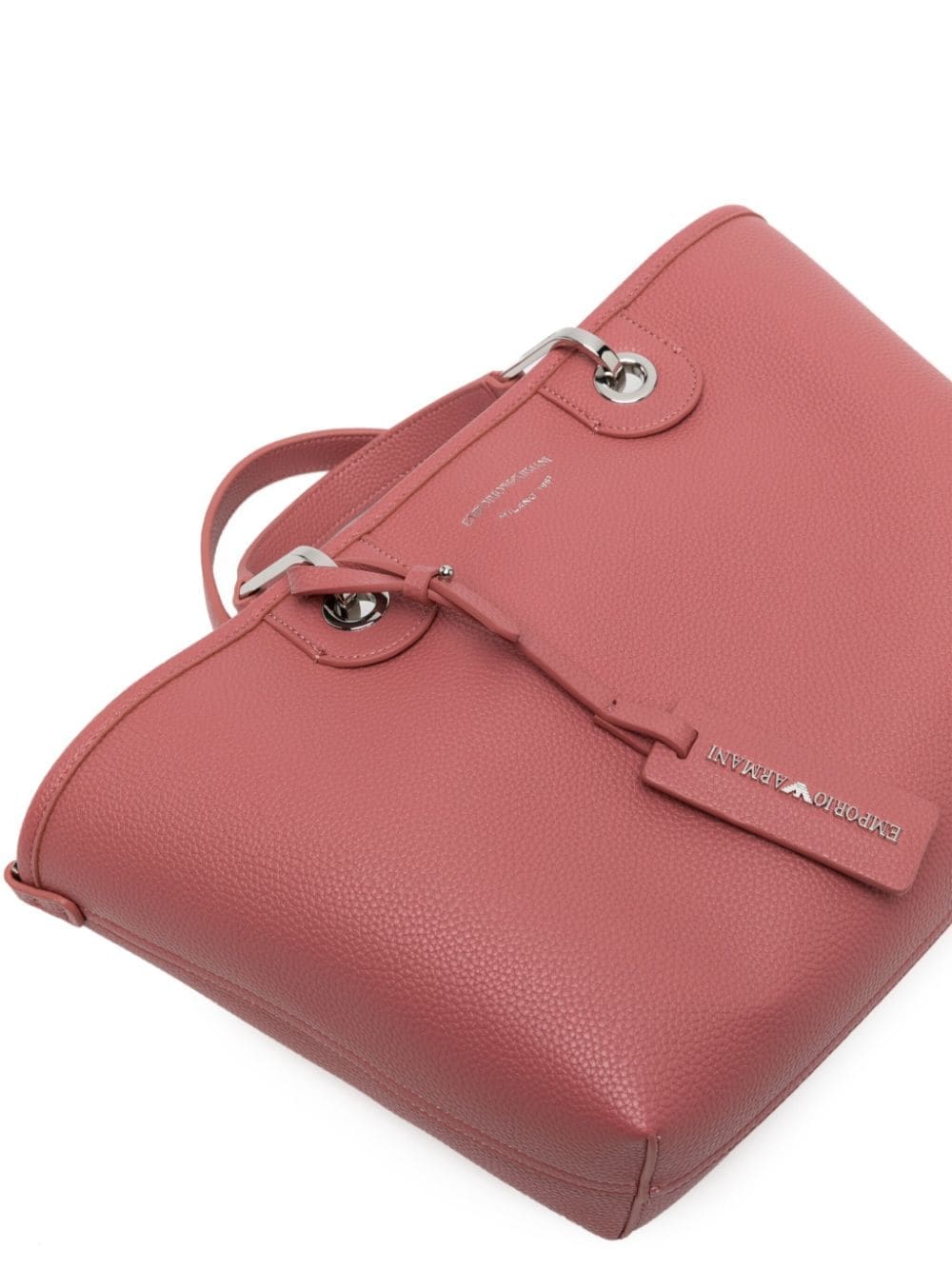 Emporio Armani logo-strap faux-leather bag - Image 4