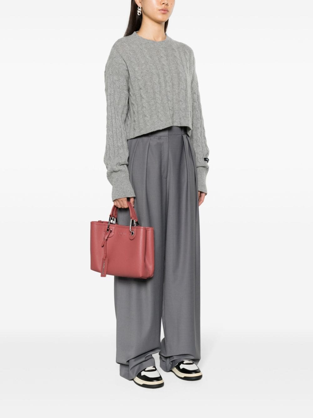 Emporio Armani logo-strap faux-leather bag - Image 2