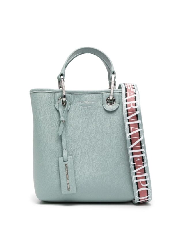 Emporio Armani small MyEA grained tote bag