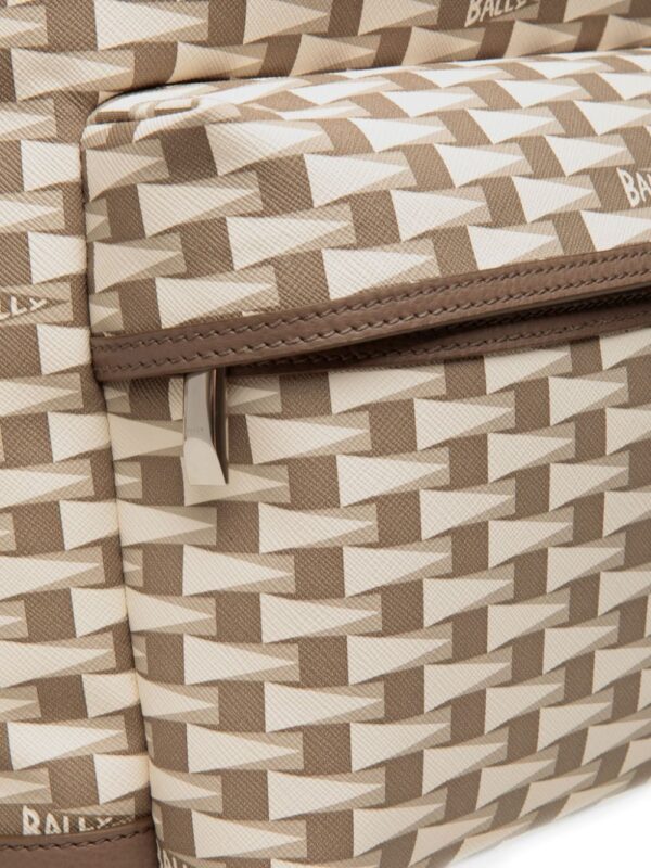 graphic-print faux-leather backpack - Image 5