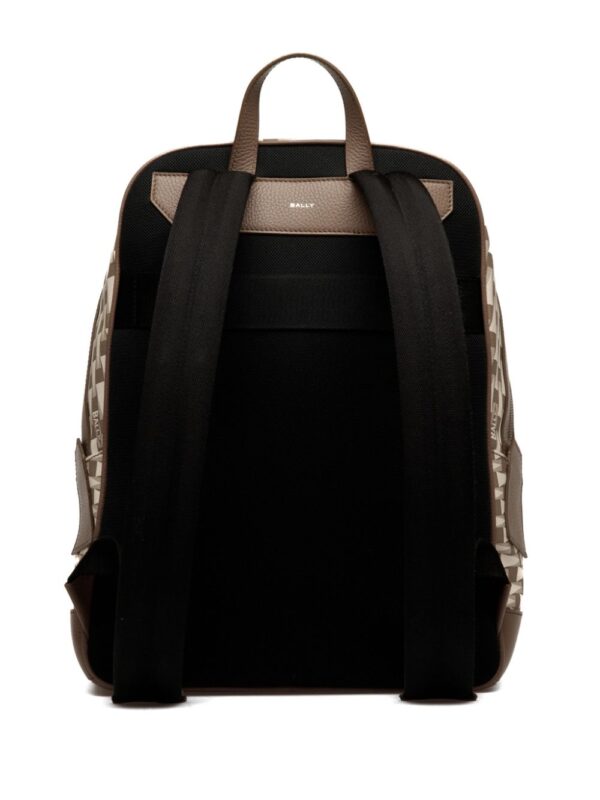 graphic-print faux-leather backpack - Image 2