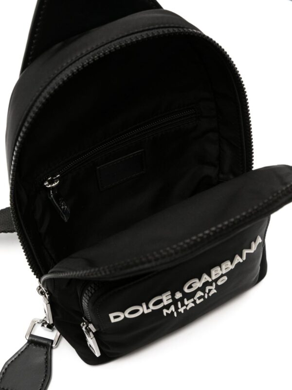 Dolce & Gabbana logo-appliqué zipped backpack - Image 2