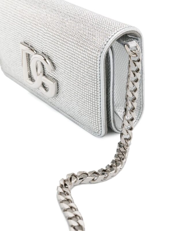 Dolce & Gabbana crystal-embellished clutch bag - Image 4
