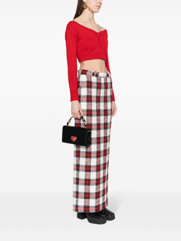 Love Moschino logo-plaque shoulder bag - Image 2