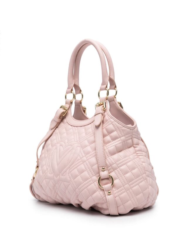 Love Moschino logo-patch tote bag - Image 3