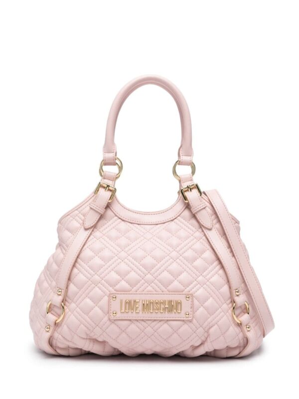Love Moschino logo-patch tote bag