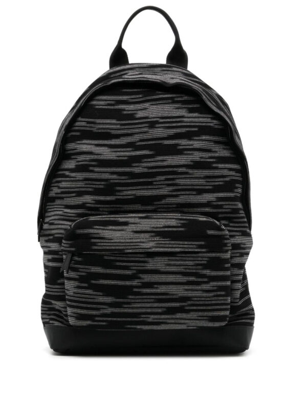 Missoni space-dyed slub-texture backpack