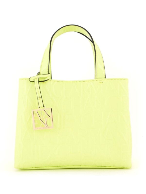 Armani Exchange logo-embossed tote bag