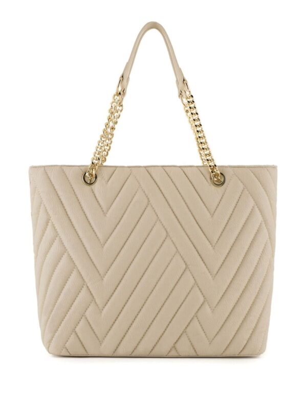 Armani Exchange logo-plaque quilted tote bag - Image 2