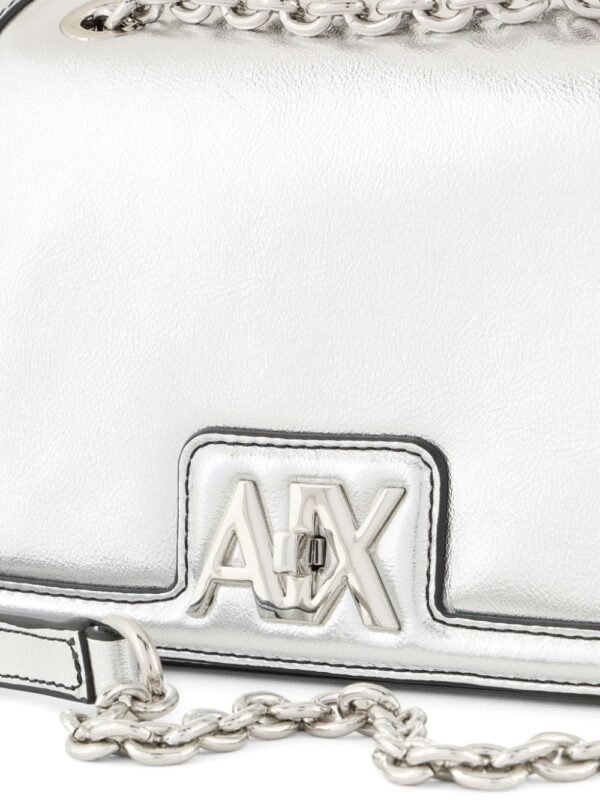 Armani Exchange logo-plaque cross body bag - Image 5