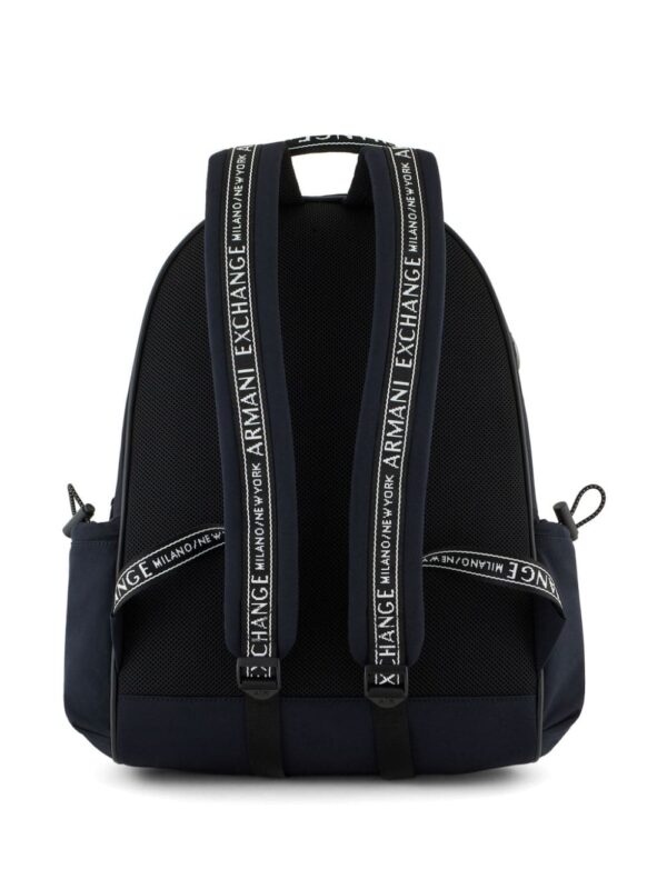 Armani Exchange logo-print backpack - Image 2