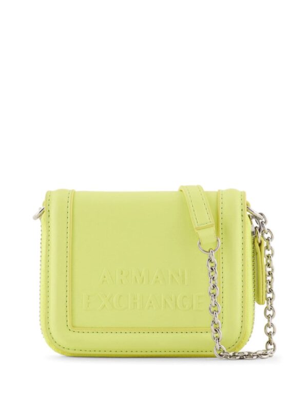 Armani Exchange faux-leather wallet-on-chain
