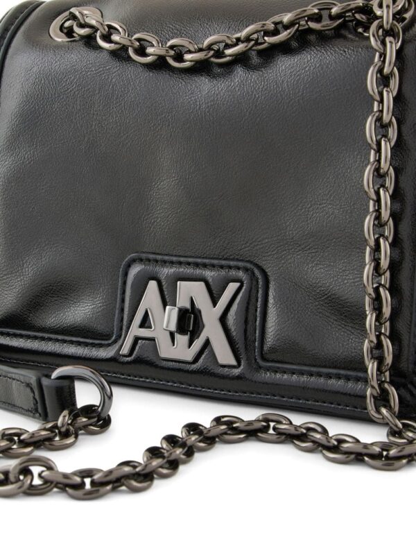 Armani Exchange logo-plaque cross body bag - Image 5