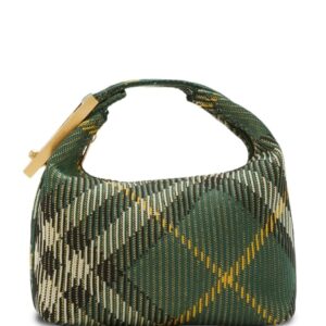 Burberry medium Peg check-pattern shoulder bag