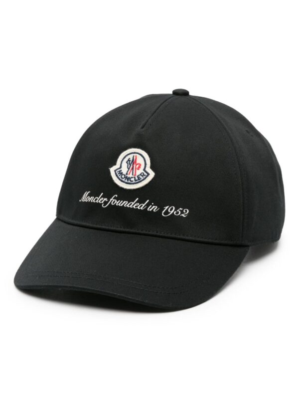 Moncler logo-patch baseball cap