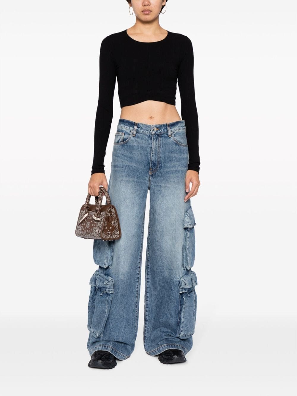 AMIRI Bandana leather crossbody bag - Image 2