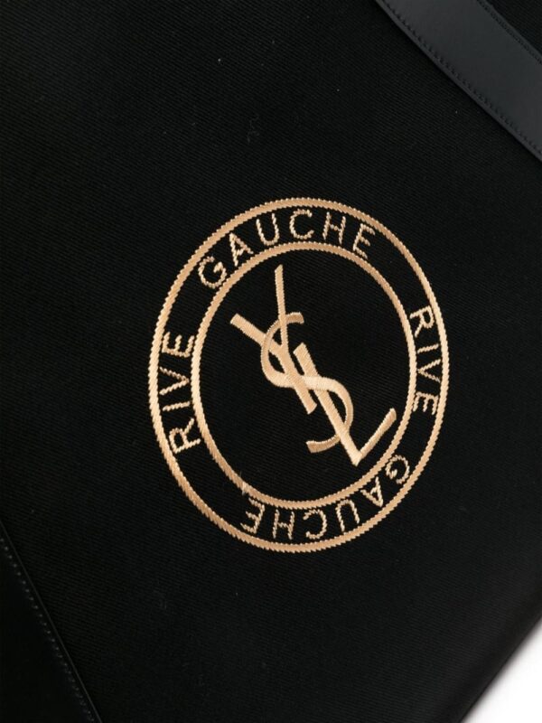 Saint Laurent Rive Gauche canvas tote bag - Image 4