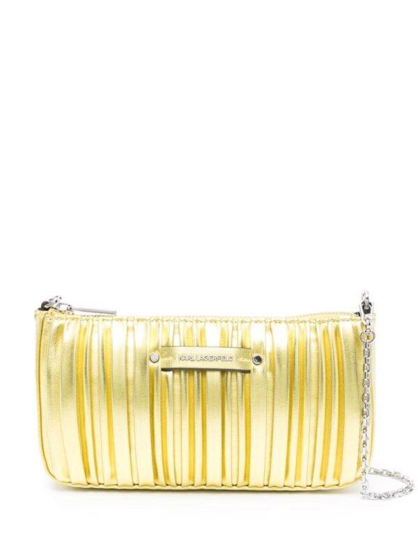 Karl Lagerfeld K/Kushion pleated shoulder bag
