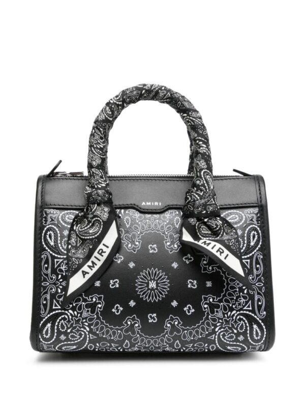 AMIRI Bandana leather crossbody bag