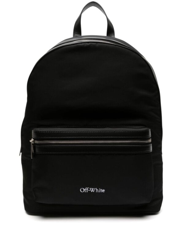 Off-White embroidered-logo backpack