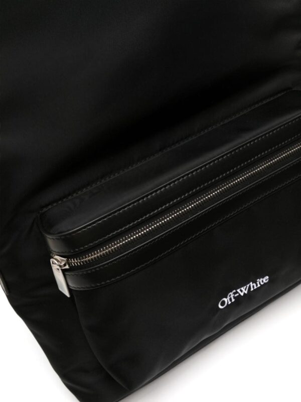 Off-White embroidered-logo backpack - Image 4