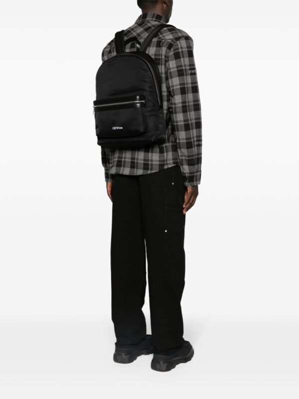 Off-White embroidered-logo backpack - Image 2