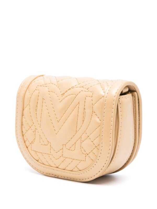 Love Moschino glitter-embellished quilted mini bag - Image 3