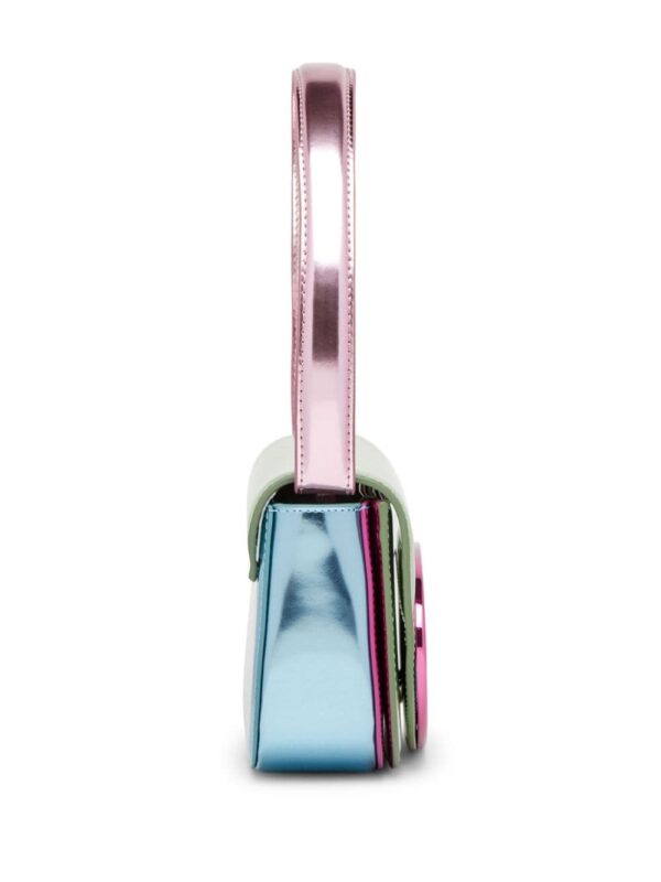 Diesel 1DR mirrored-finish shoulder bag - Image 3