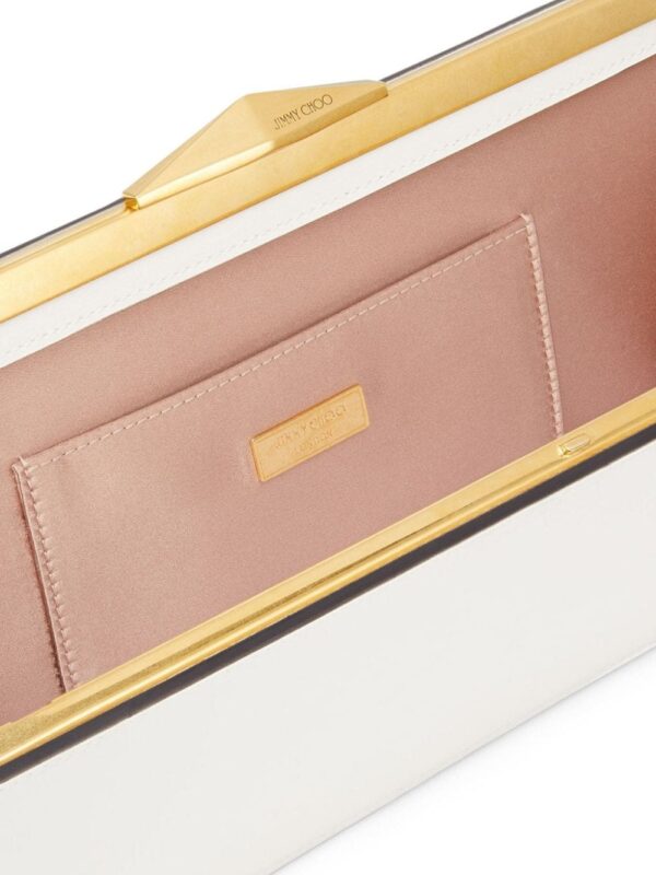Jimmy Choo Diamond leather clutch bag - Image 3