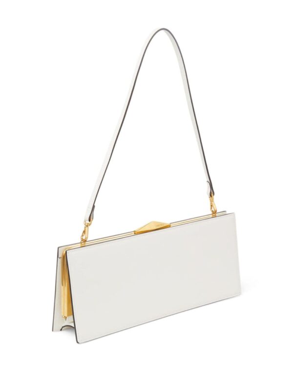 Jimmy Choo Diamond leather clutch bag - Image 5