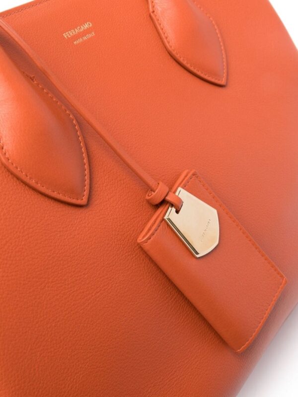 Ferragamo Stella logo-plaque leather bag - Image 4