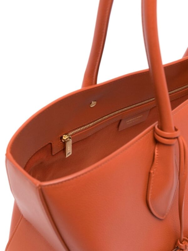 Ferragamo Stella logo-plaque leather bag - Image 5