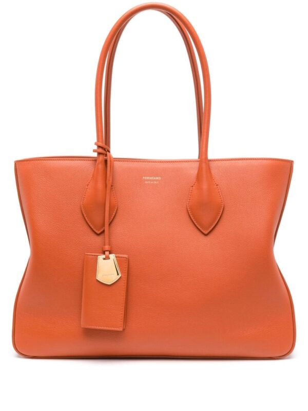 Ferragamo Stella logo-plaque leather bag